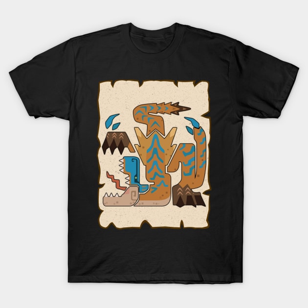 Tigrex Quest! T-Shirt by MaxMeCustom